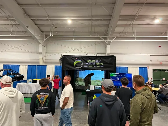 Infinite Golf simulator at the Ozark Empire Man Show Expo