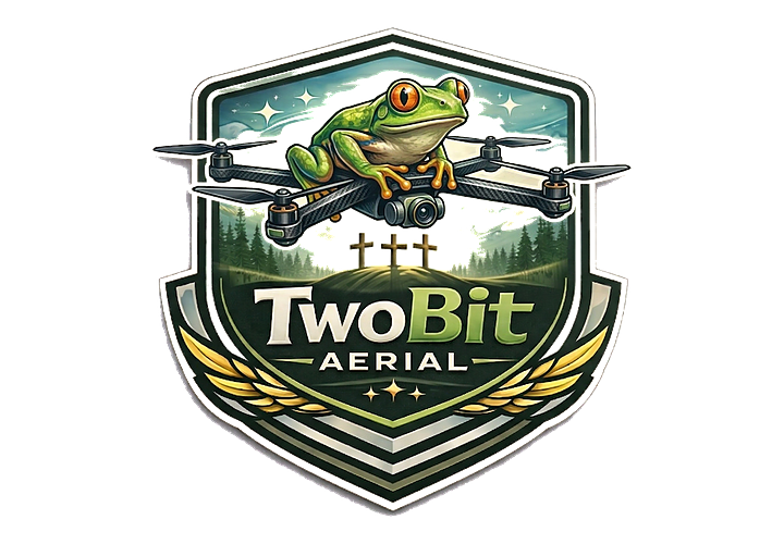 TwoBit Aerial brand badge